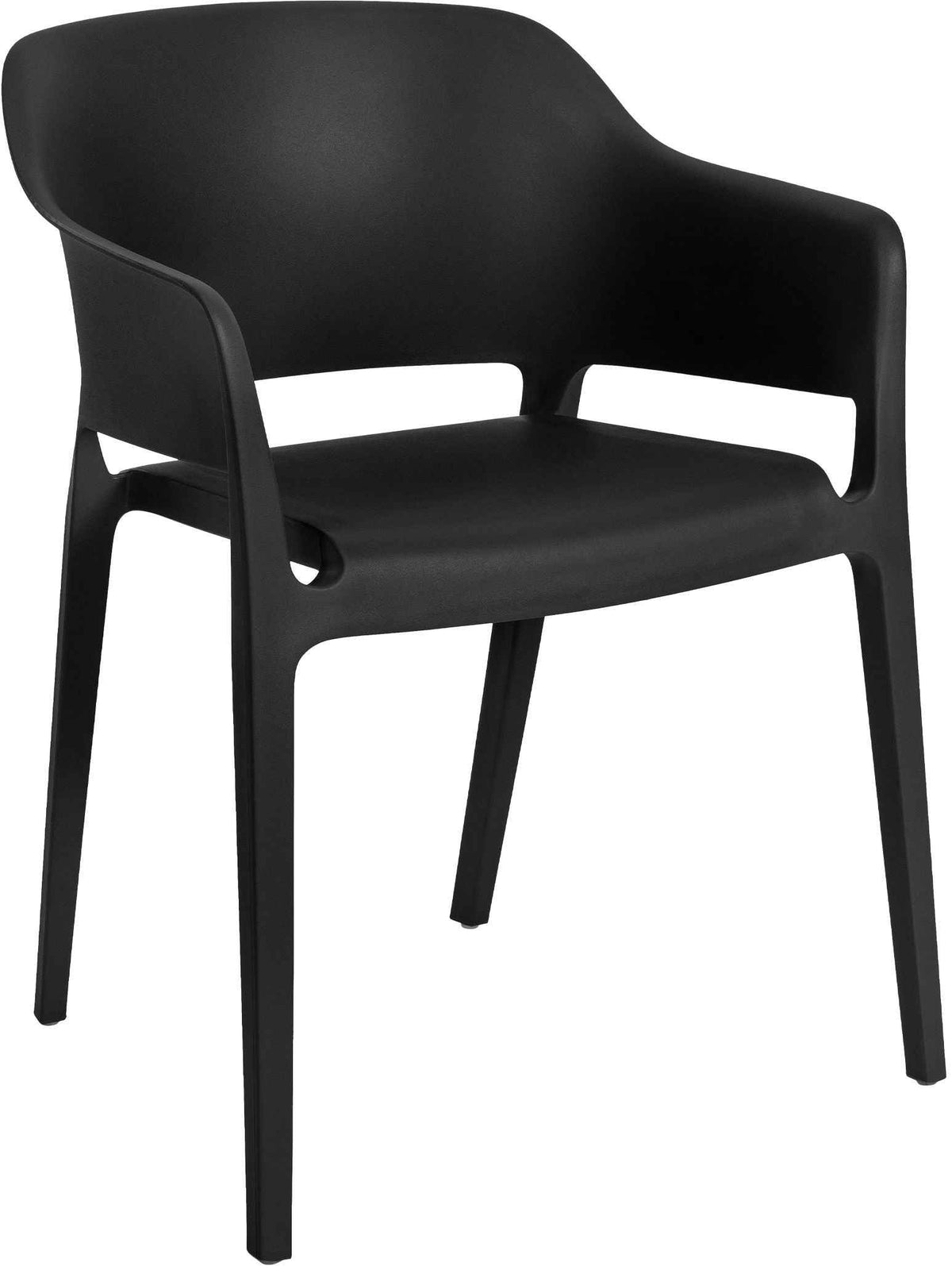 Set van 2 tuinstoelen Puebla zwart schwarz
