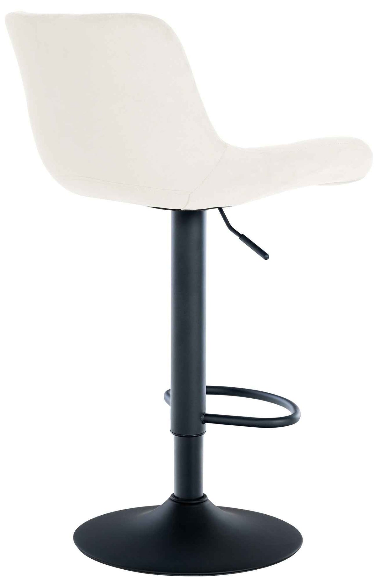 Set van 2 barkrukken Tover creme,Fluweel creme