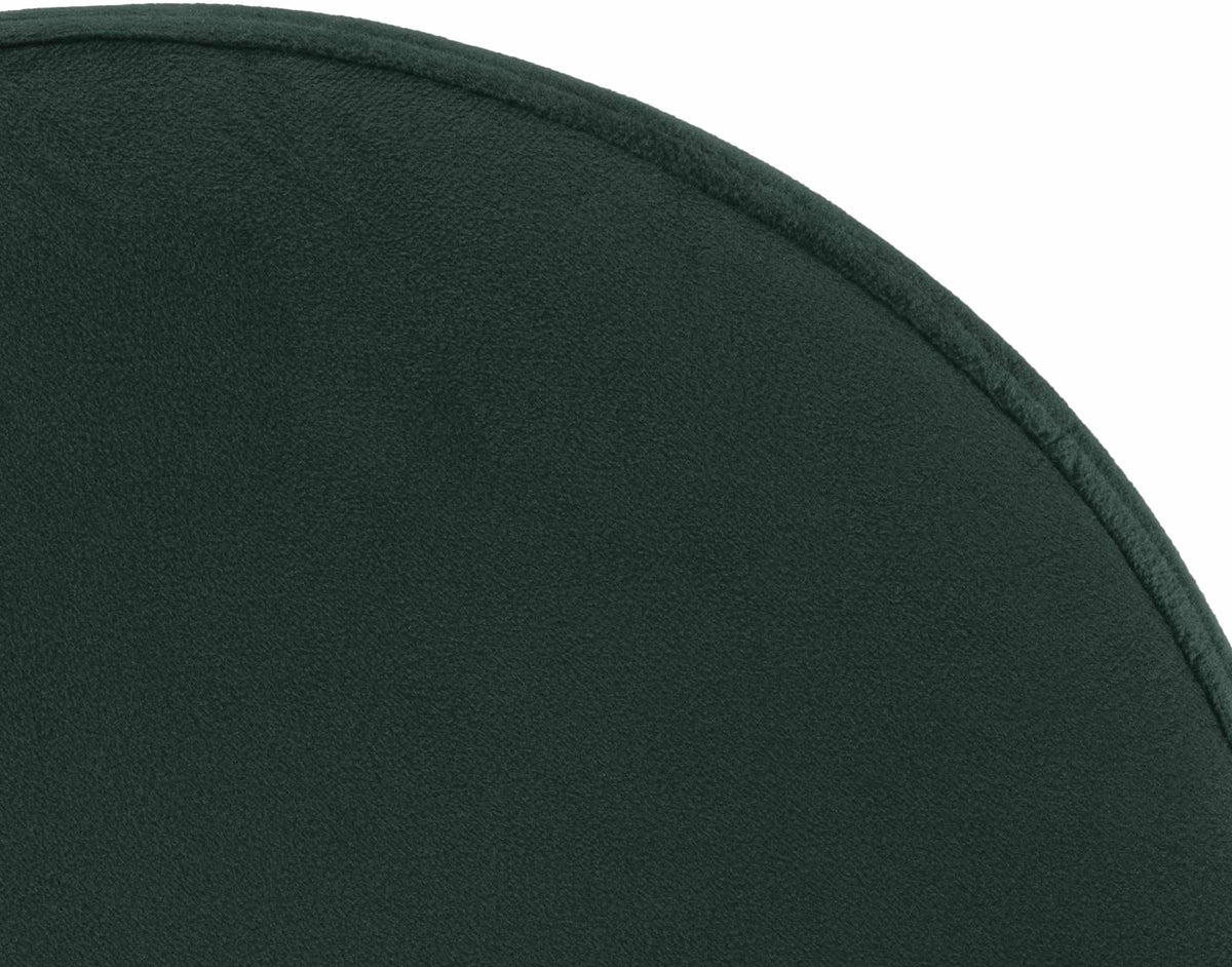 Barkruk Ponte Fluweel groen,chroom grün