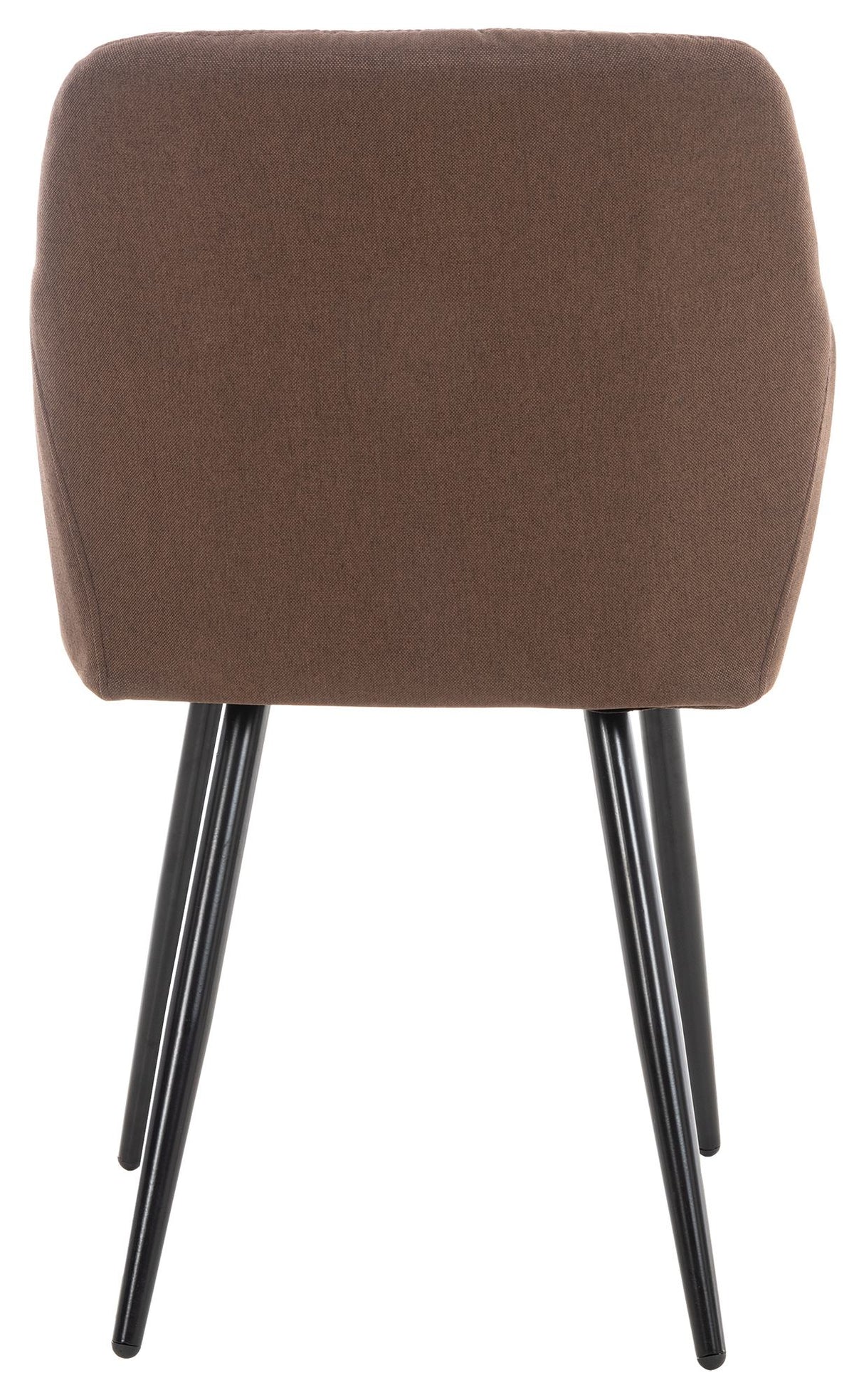 Set van 2 eetkamerstoelen Shila bruin,Stof braun
