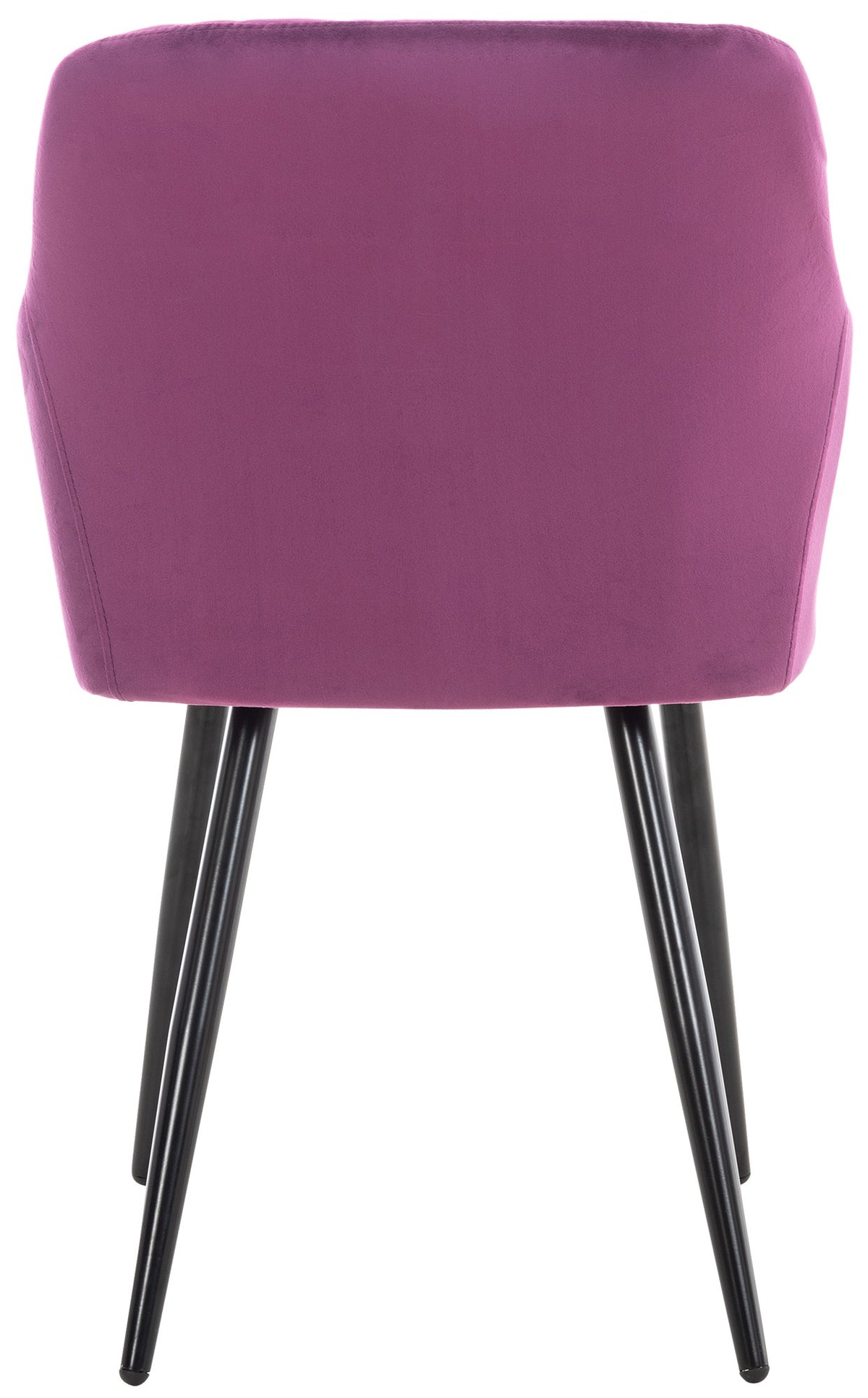 Set van 2 eetkamerstoelen Shila purper,Fluweel lila