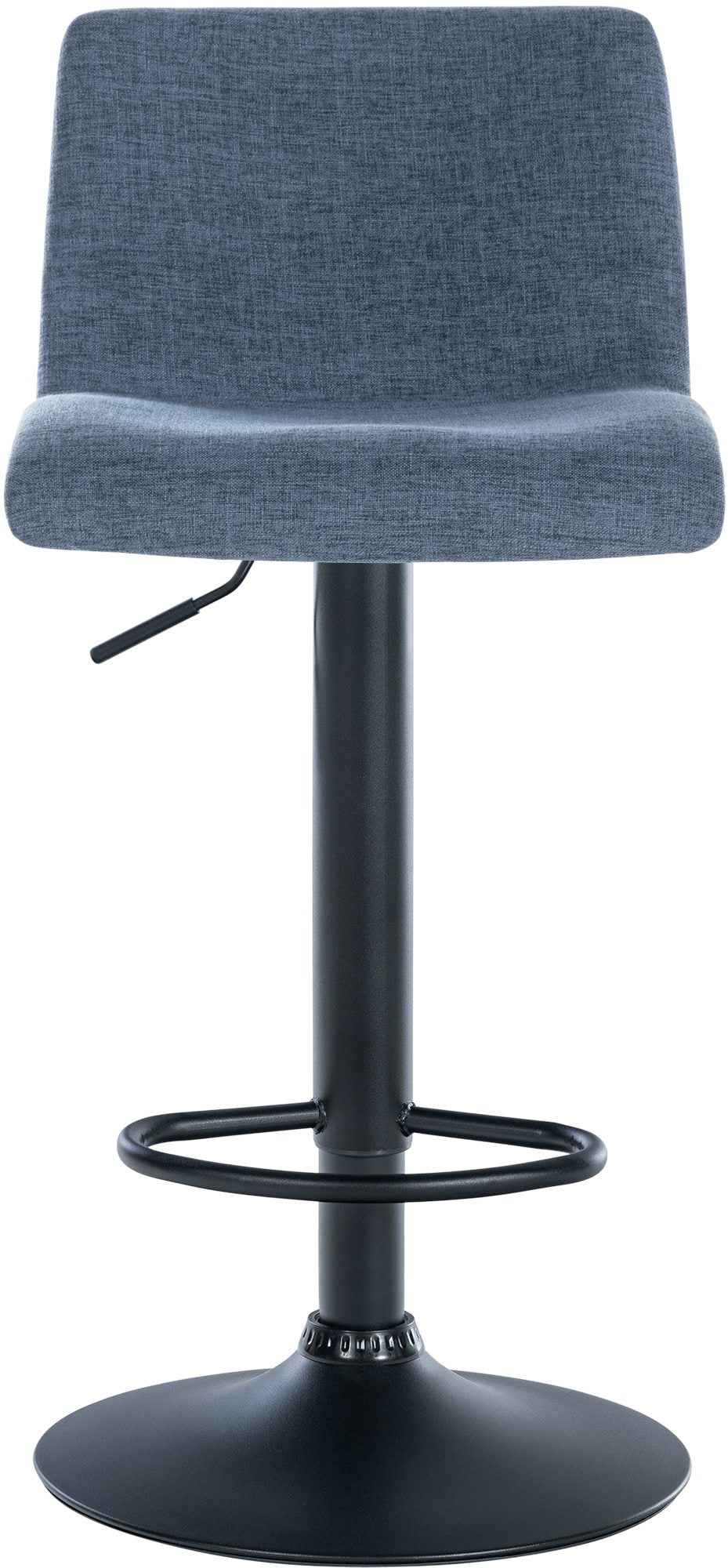 Barkruk Branford blauw,Stof blau