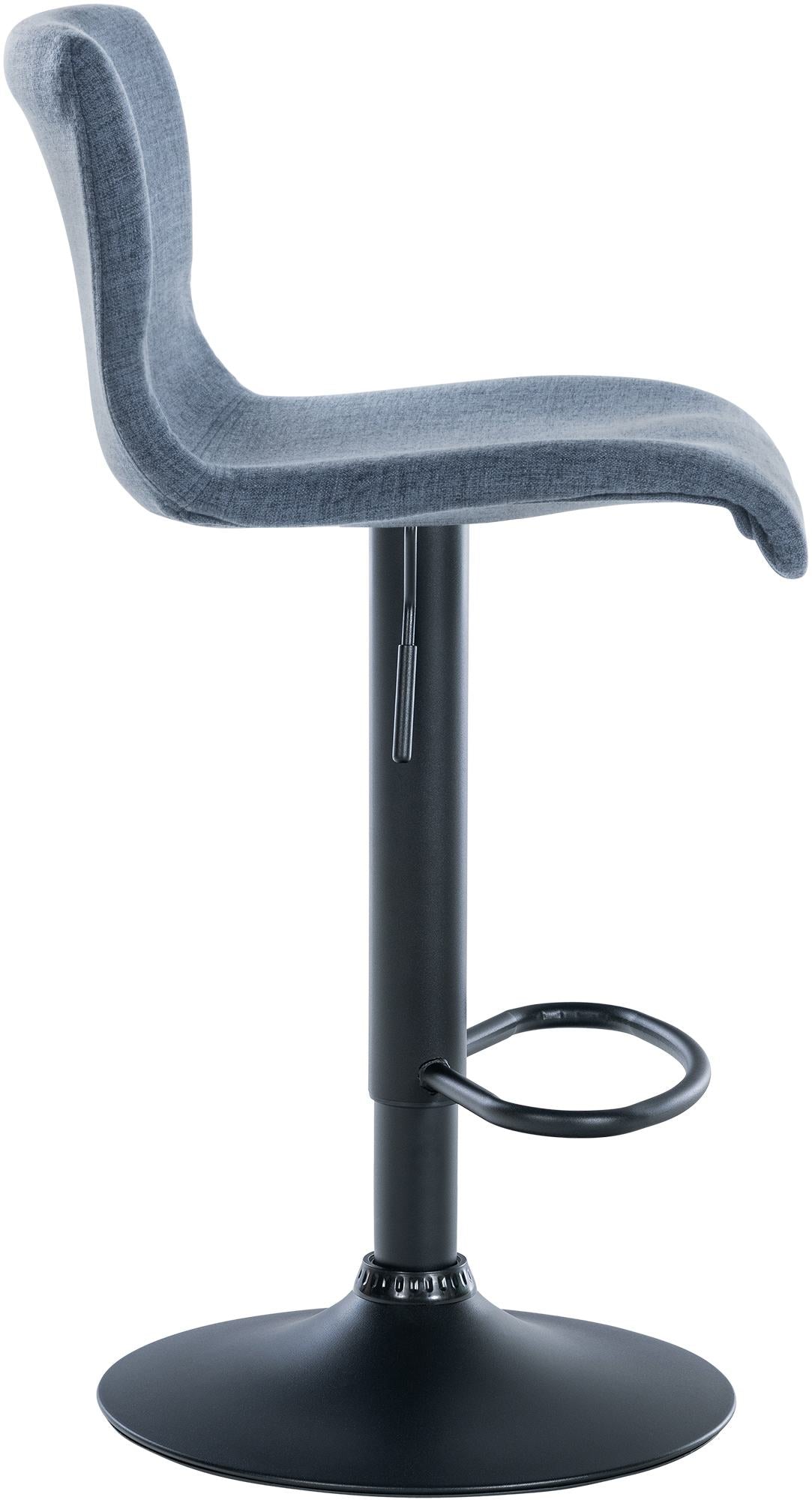Barkruk Branford blauw,Stof blau