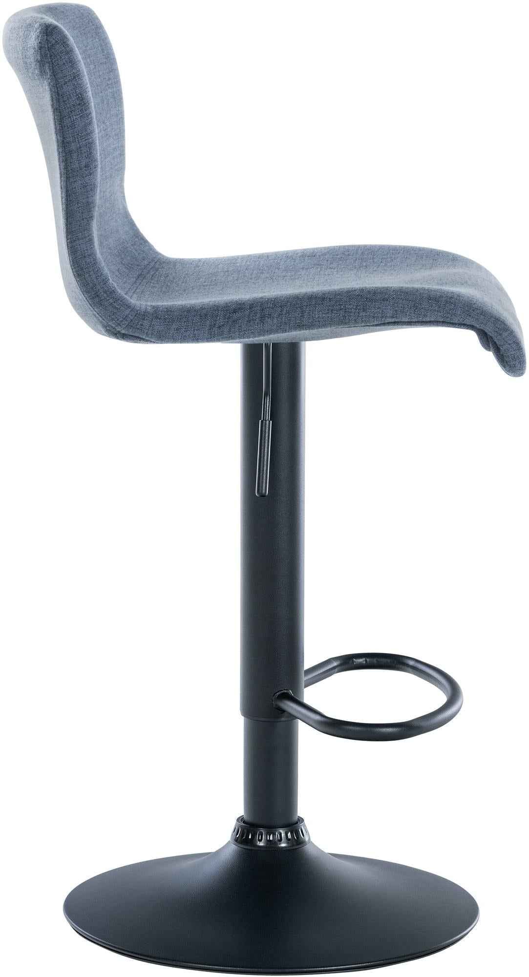 Barkruk Branford blauw,Stof blau