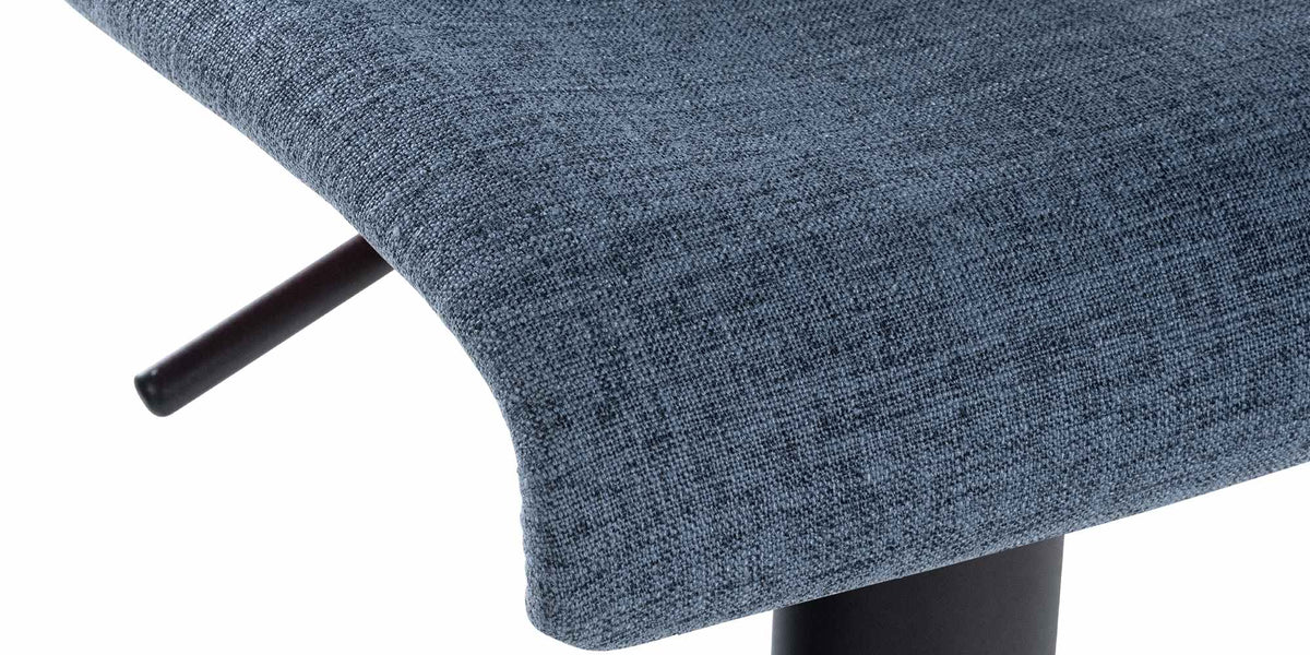 Barkruk Branford blauw,Stof blau