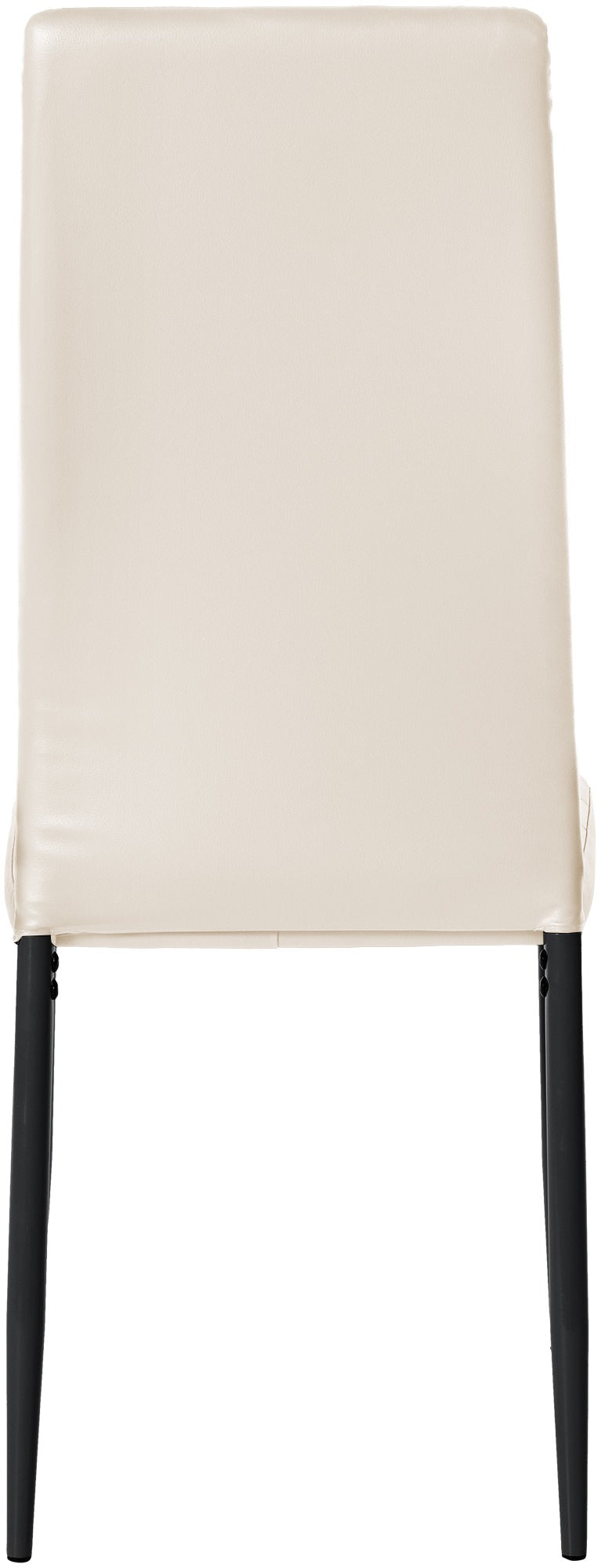Set van 4 eetkamerstoelen Mayfair creme,Kunstleer creme