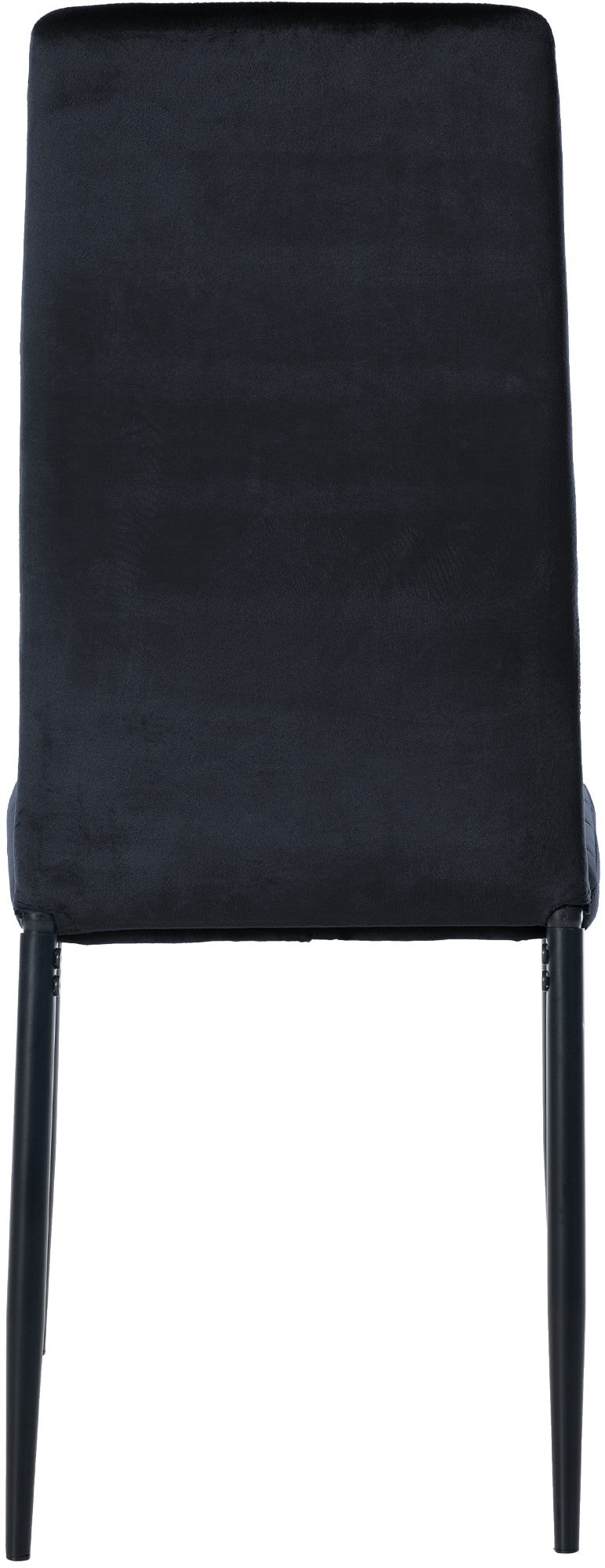 Set van 4 eetkamerstoelen Mayfair zwart,Fluweel schwarz