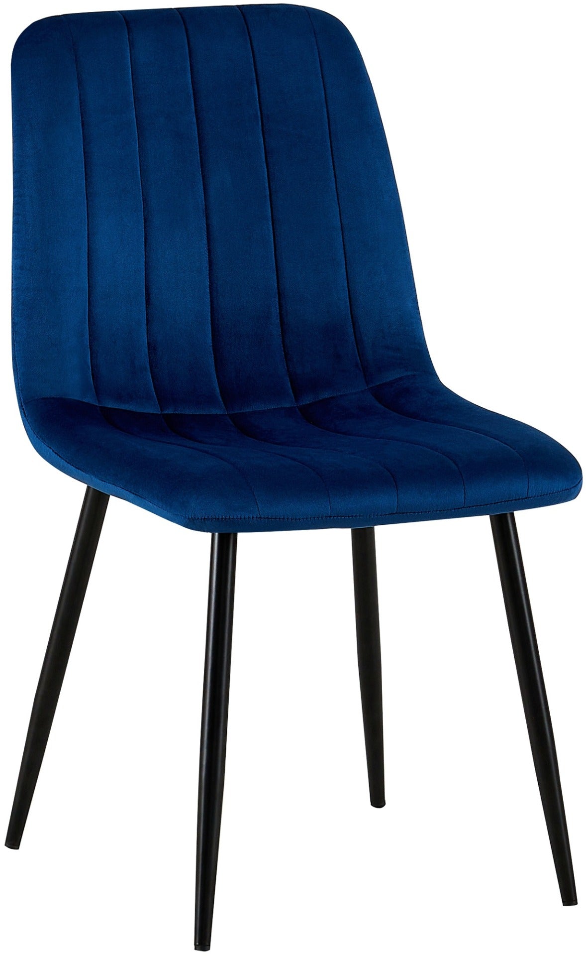 Eetkamerstoel Dijon Fluweel,blauw blau