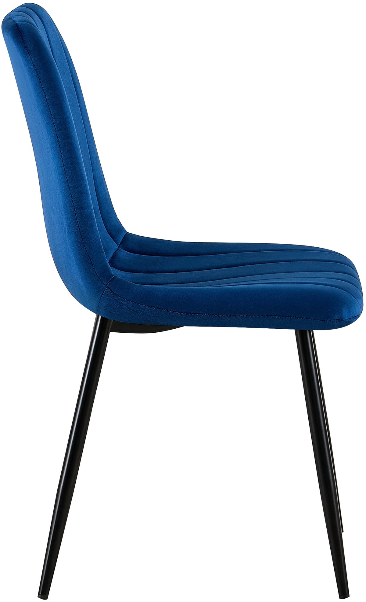 Eetkamerstoel Dijon Fluweel,blauw blau