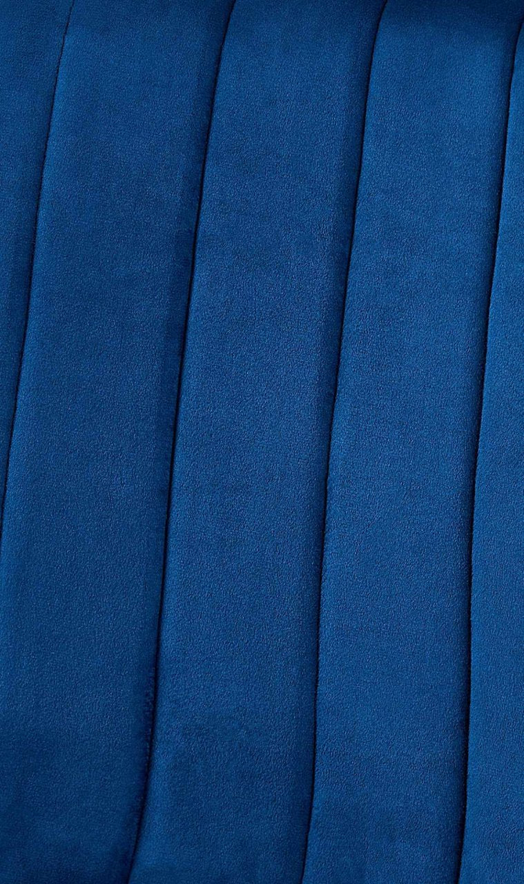 Eetkamerstoel Dijon Fluweel,blauw blau