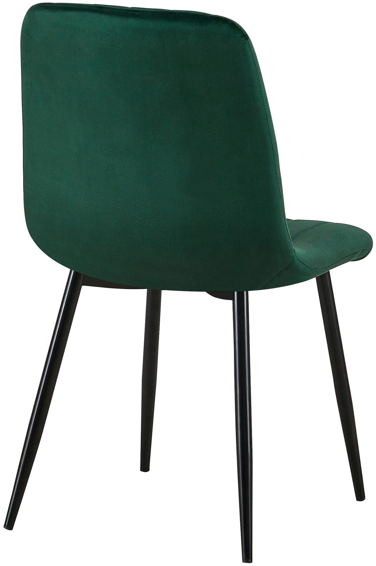 Set van 4 Dijon Eetkamerstoelen groen,Fluweel grün