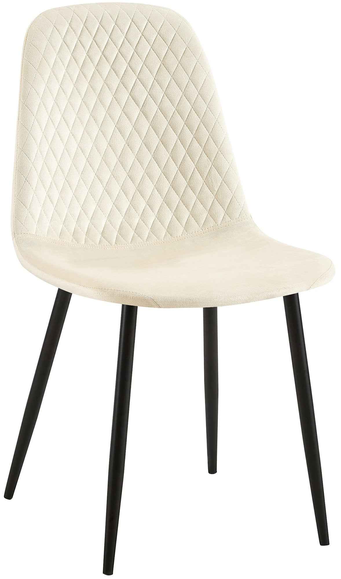 Eetkamerstoel Giverny Fluweel,creme creme