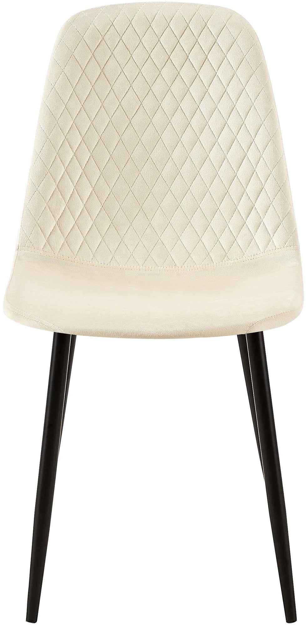 Eetkamerstoel Giverny Fluweel,creme creme