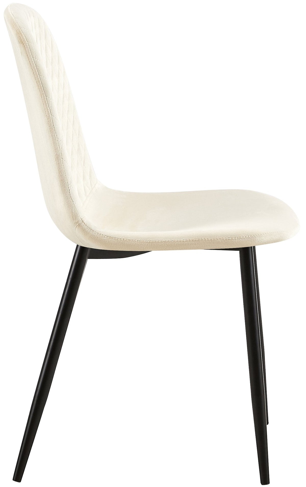 Eetkamerstoel Giverny Fluweel,creme creme