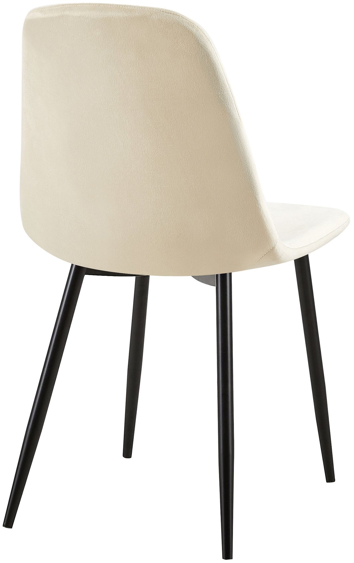 Eetkamerstoel Giverny Fluweel,creme creme
