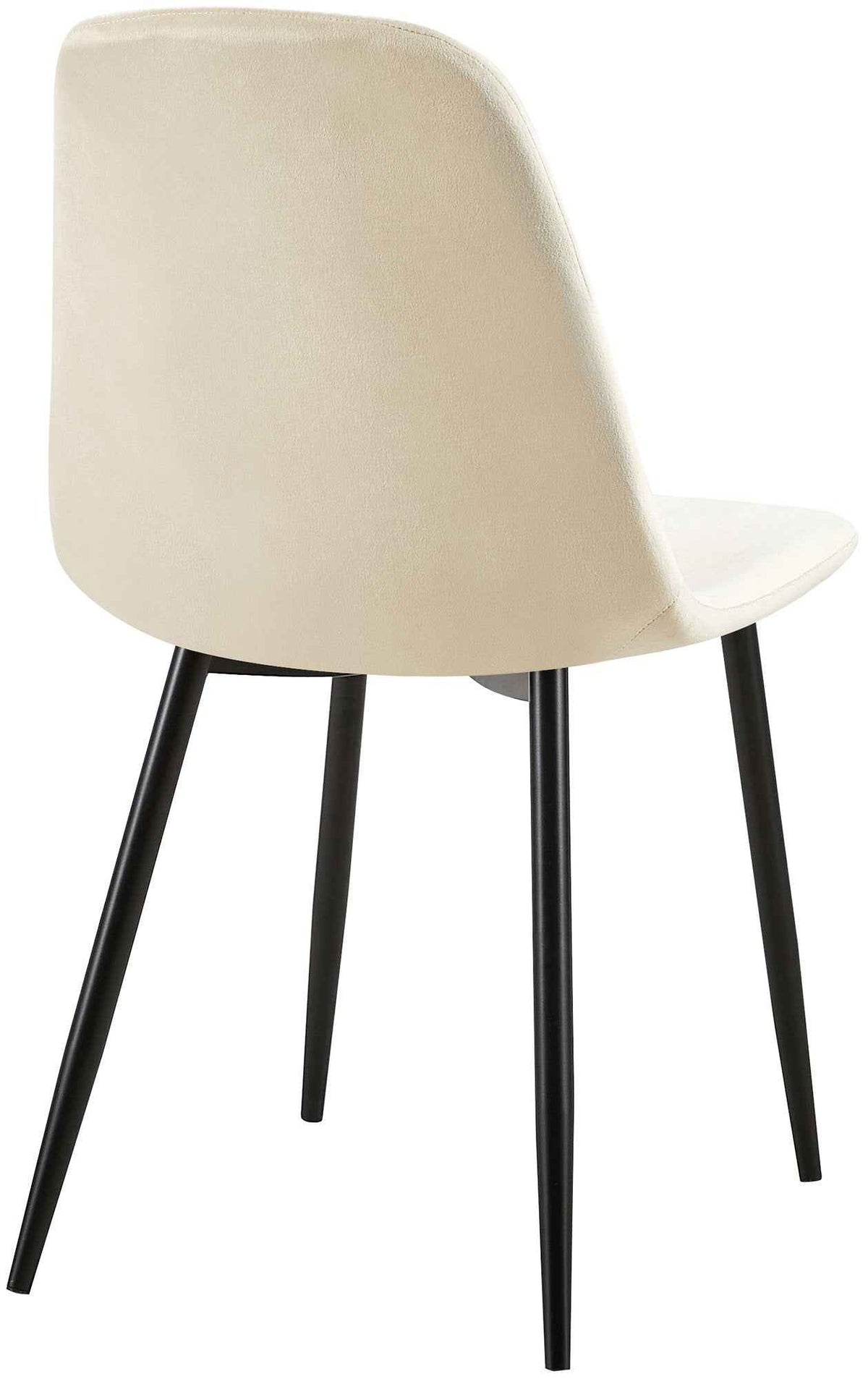 Eetkamerstoel Giverny Fluweel,creme creme