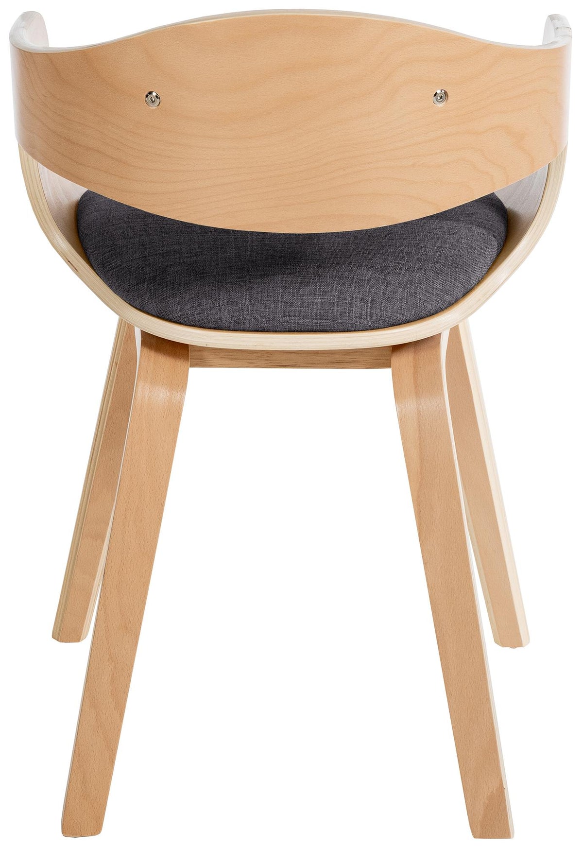 Set van 2 Kingston eetkamerstoelen Stof natura/licht grijs natura/hellgrau