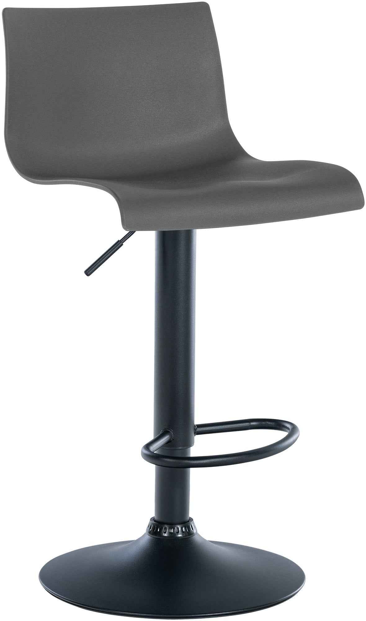 2er Set Barhocker Branford Kunststoff grau