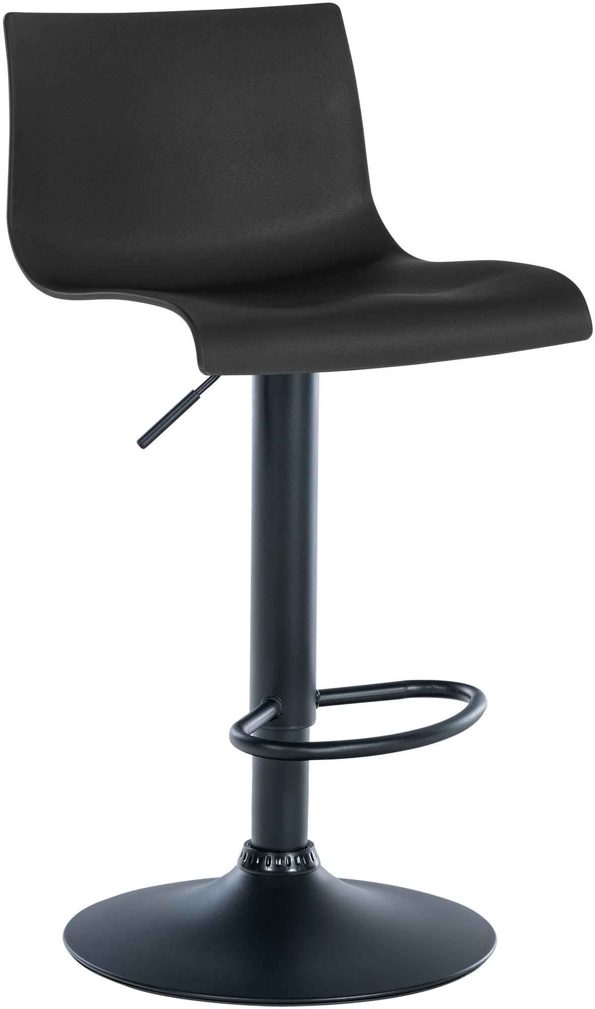 2er Set Barhocker Branford Kunststoff schwarz