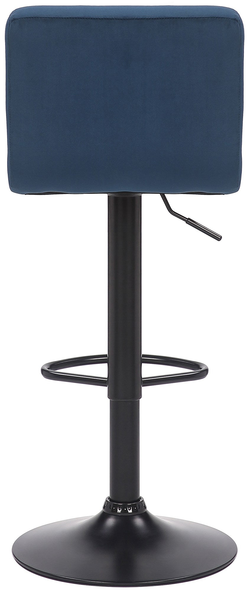 Barkruk Feni fluweel blauw blau