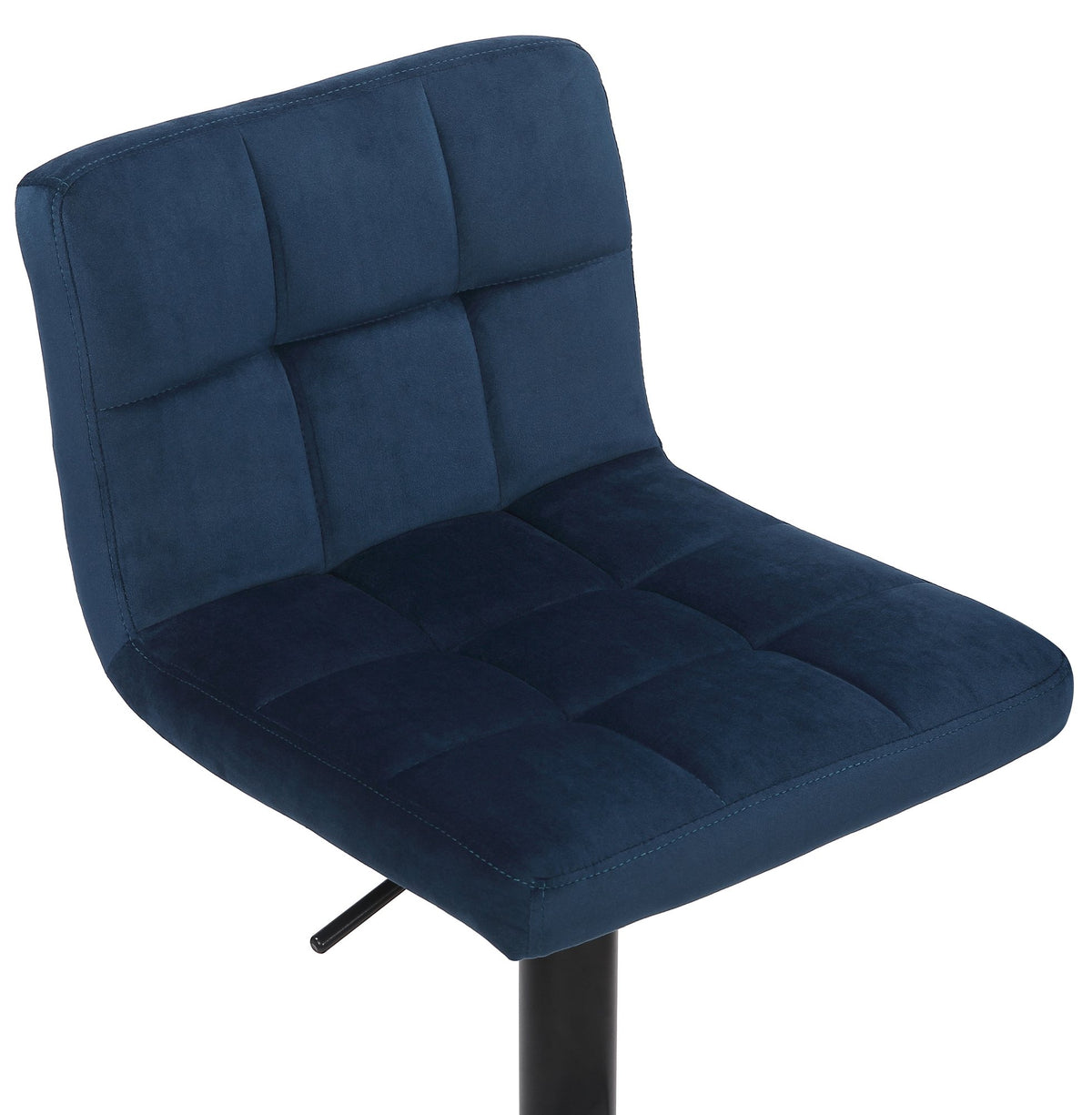 Barkruk Feni fluweel blauw blau