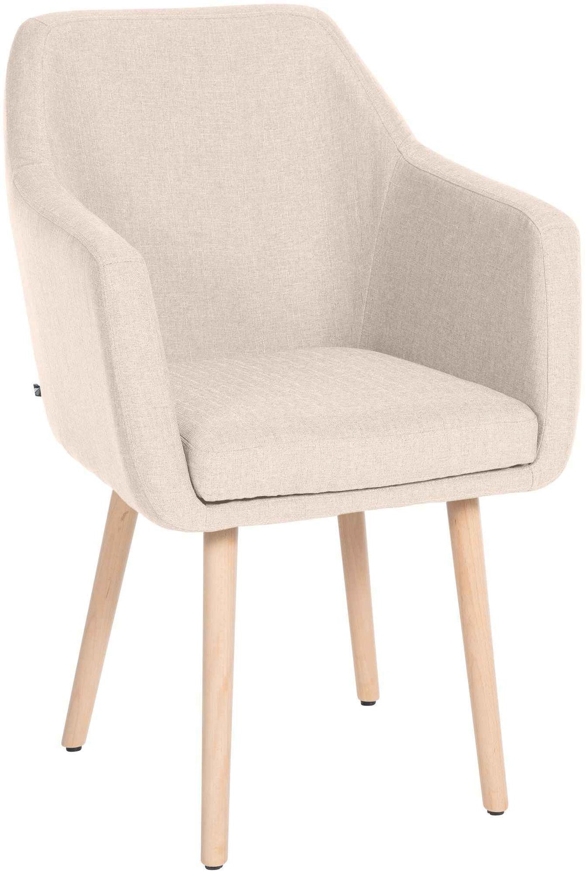 Bezoekersstoel Utrecht Stof beige,natura beige