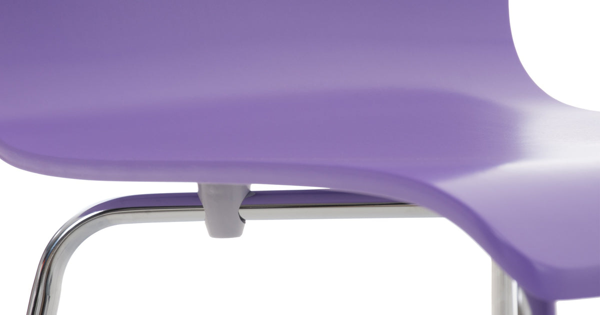 Bezoekersstoel Pepe purper lila