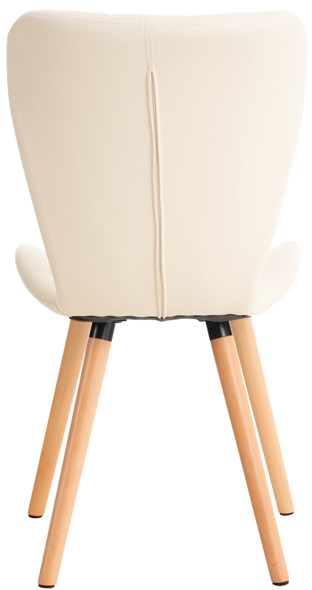 Eetkamerstoel Elda Kunstleer creme creme