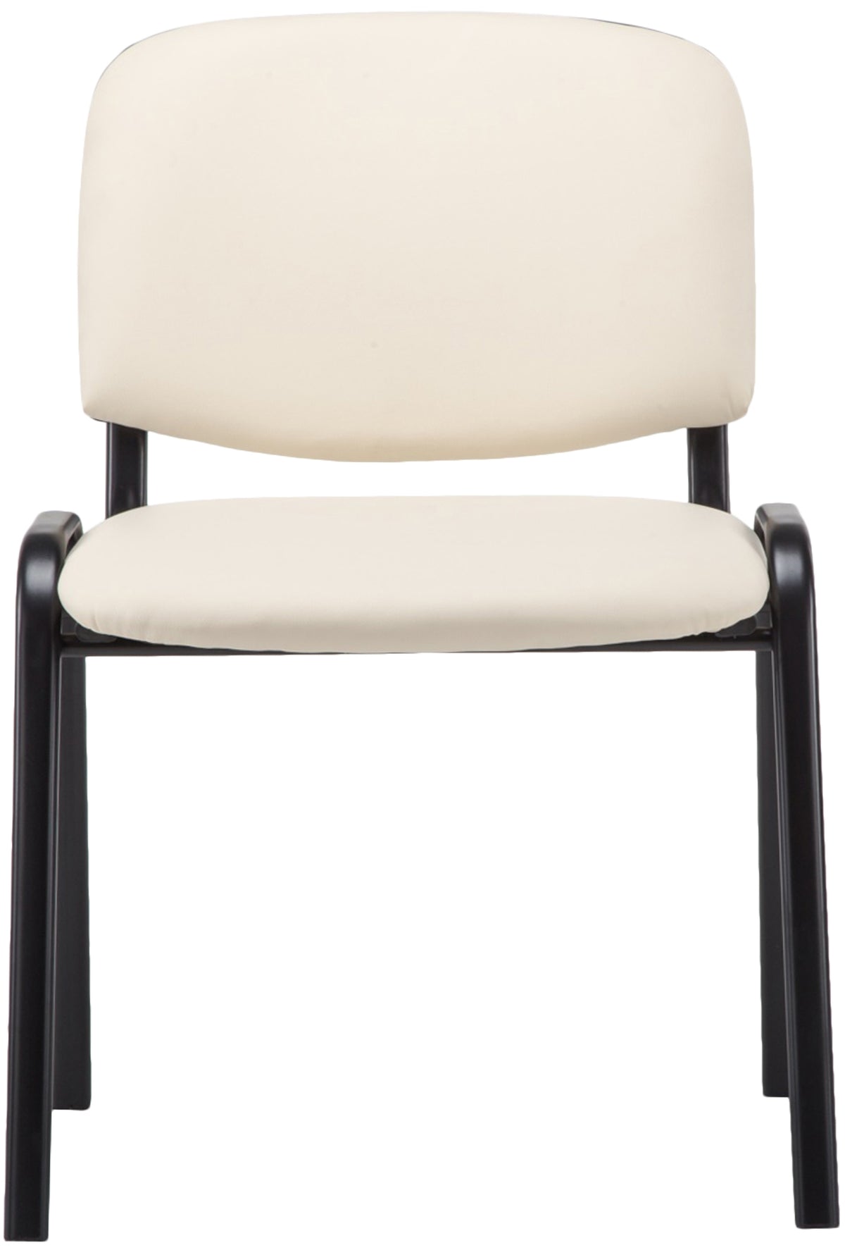Bezoekersstoel Ken creme creme