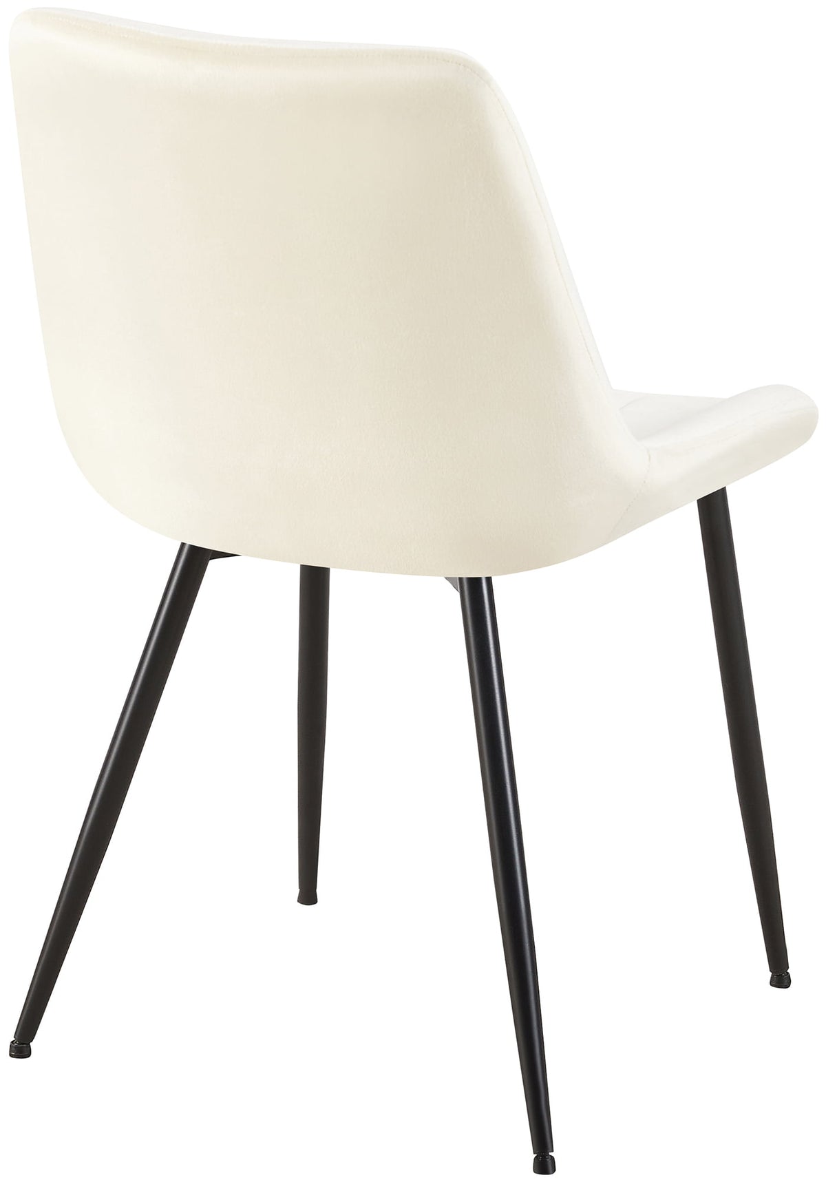 Eetkamerstoel Rahden fluweel creme creme