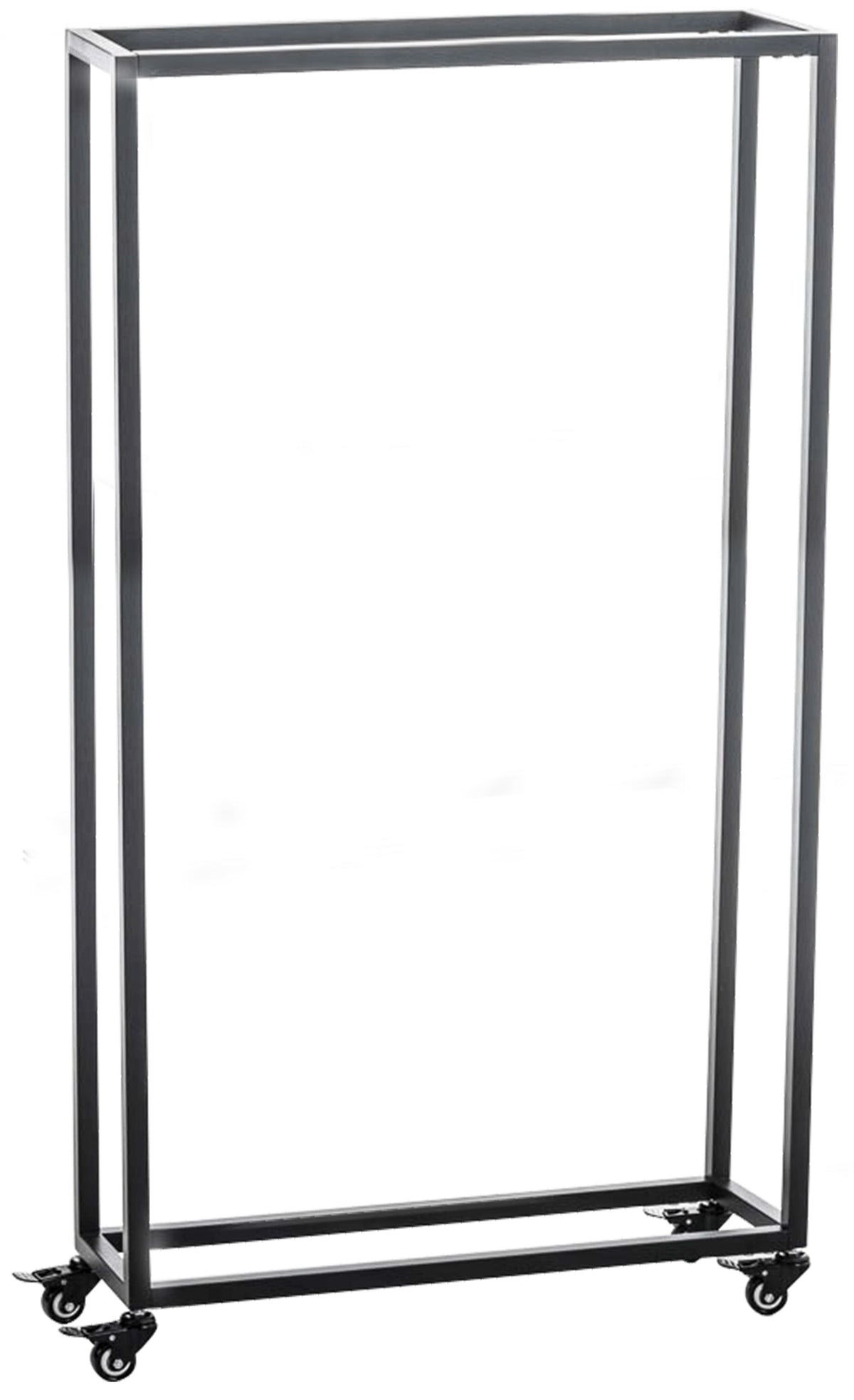 Brandhoutrek Hetta zwart,25x60x150 cm schwarz