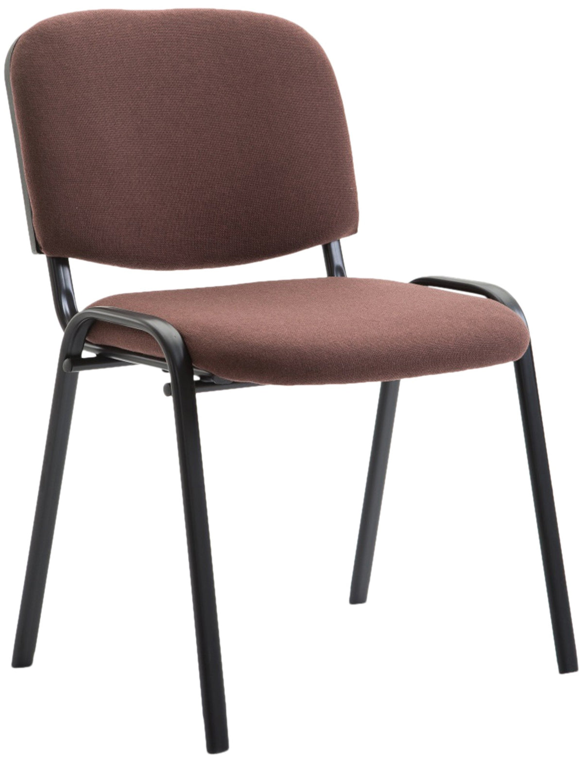 Bezoekersstoel Ken Stof bruin braun