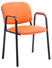 Stapelstoel Ken Pro Kunstleer oranje orange