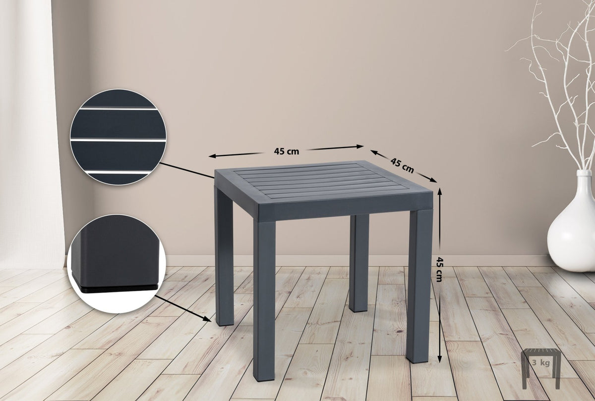 Bijzettafel Ocean donkergrijs dunkelgrau