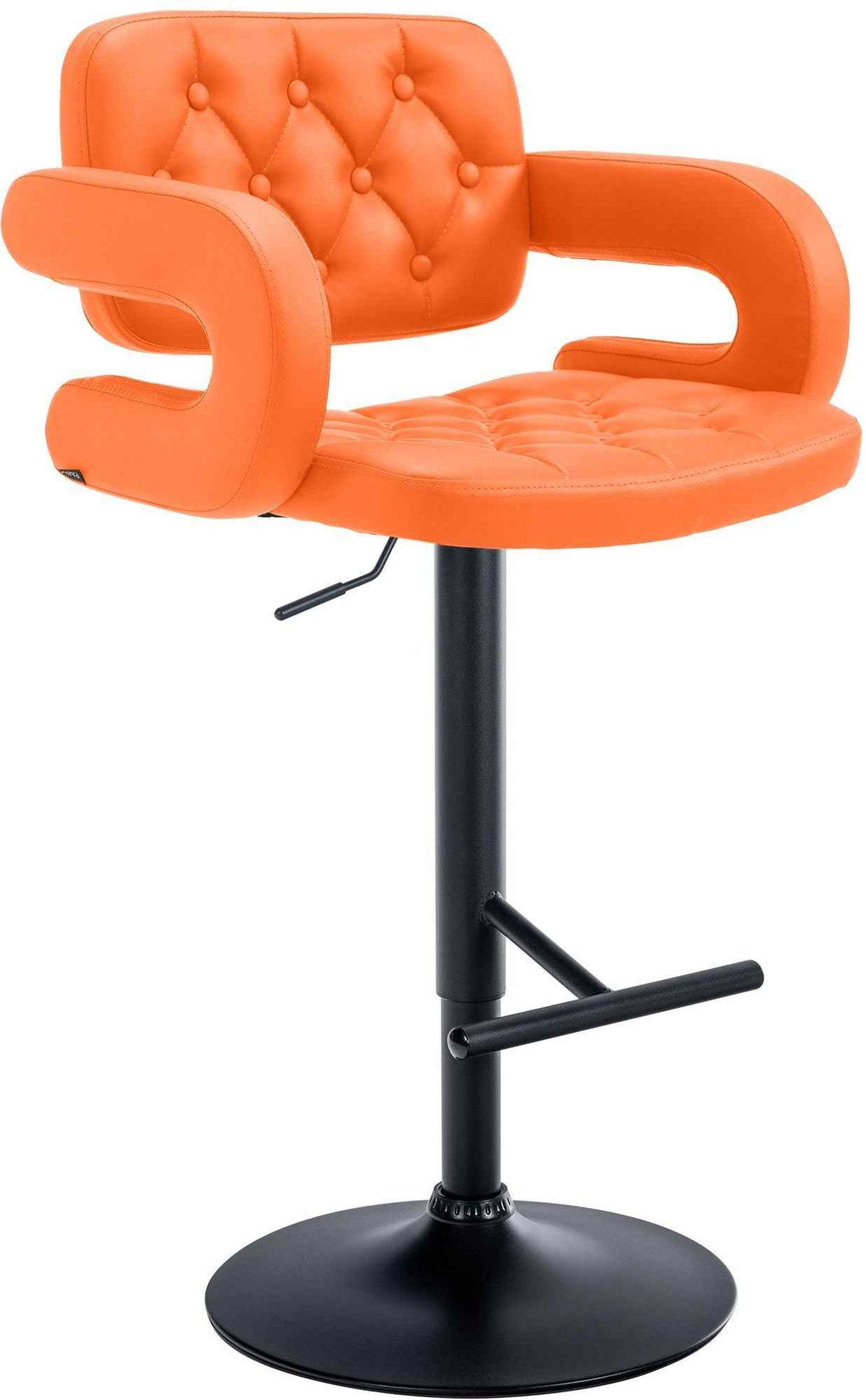 Barkruk Dublin oranje,zwart orange