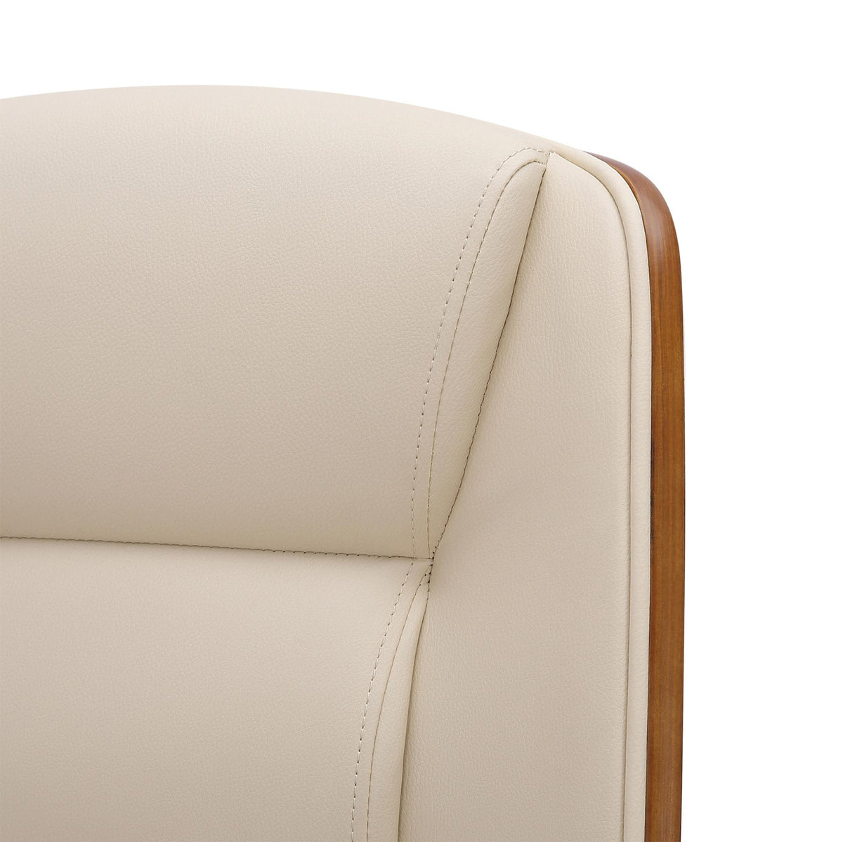 Bureaustoel Yankton walnoot/creme walnuss/creme
