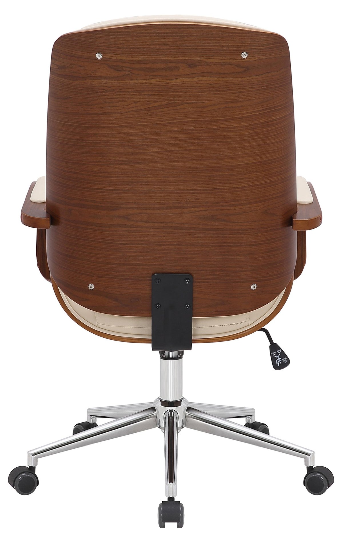 Bureaustoel Yankton walnoot/creme walnuss/creme