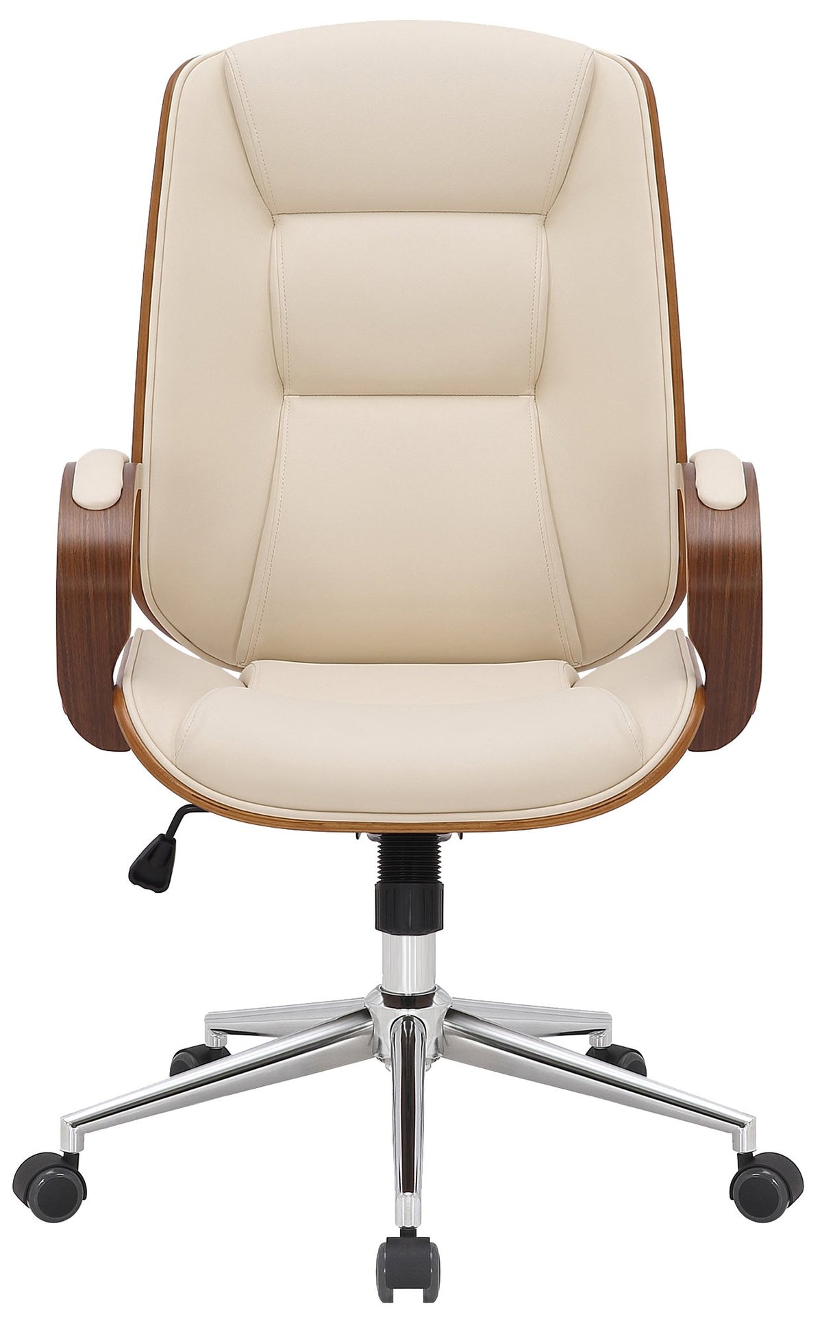 Bureaustoel Yankton walnoot/creme walnuss/creme