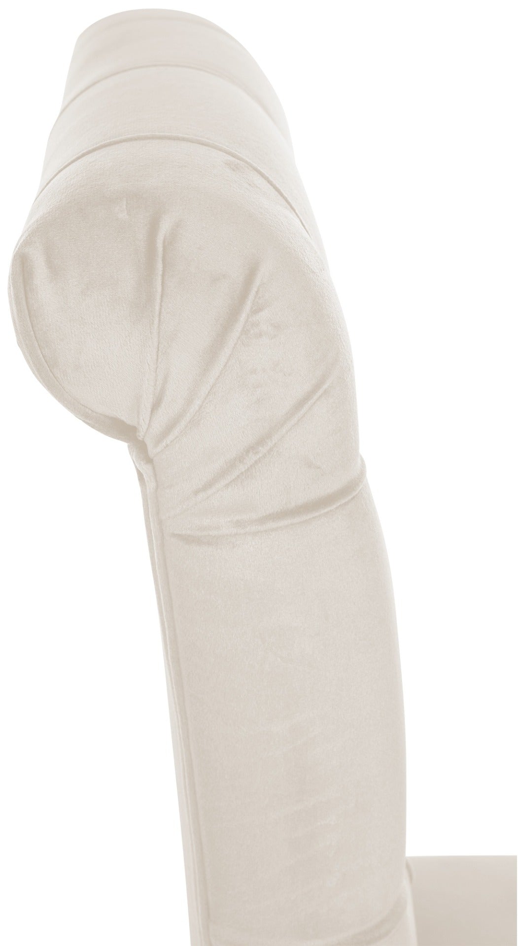 Set van 2 Lisburn eetkamerstoelen creme,Fluweel creme