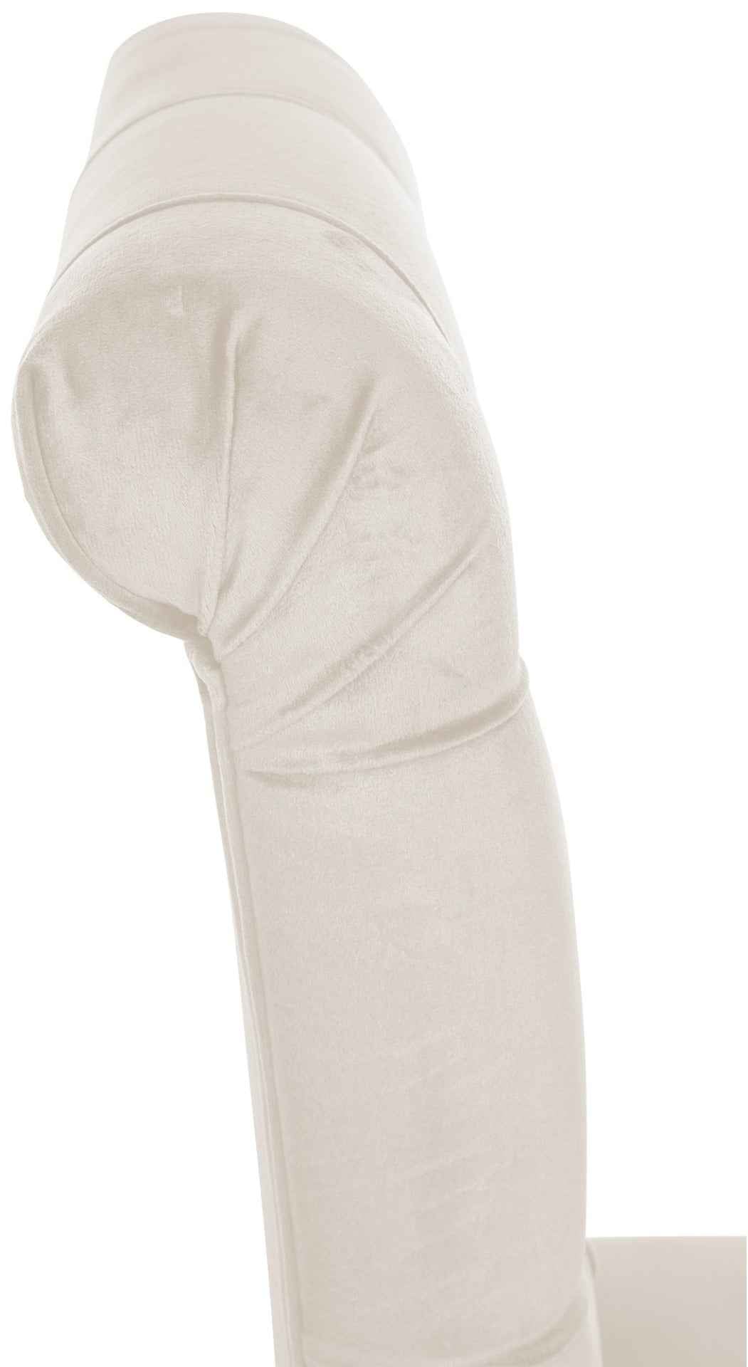 Set van 2 Lisburn eetkamerstoelen creme,Fluweel creme