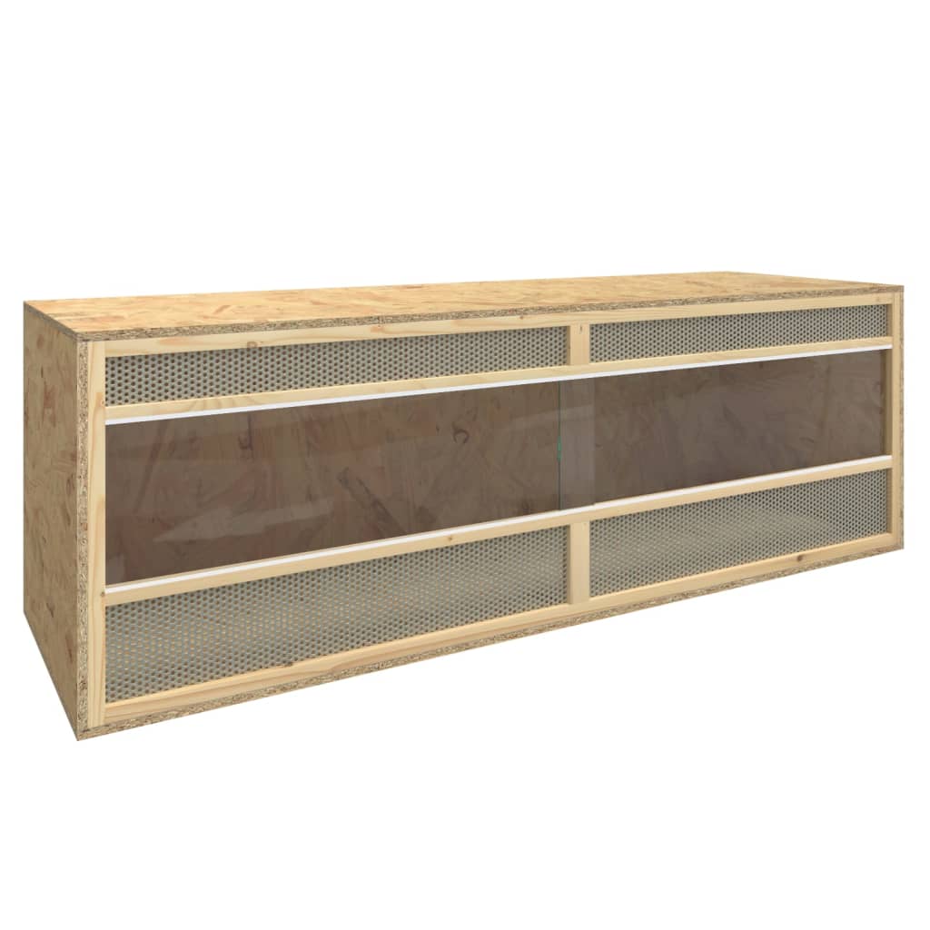 vidaXL Terrarium 100x47x47 cm bewerkt hout - Aashly