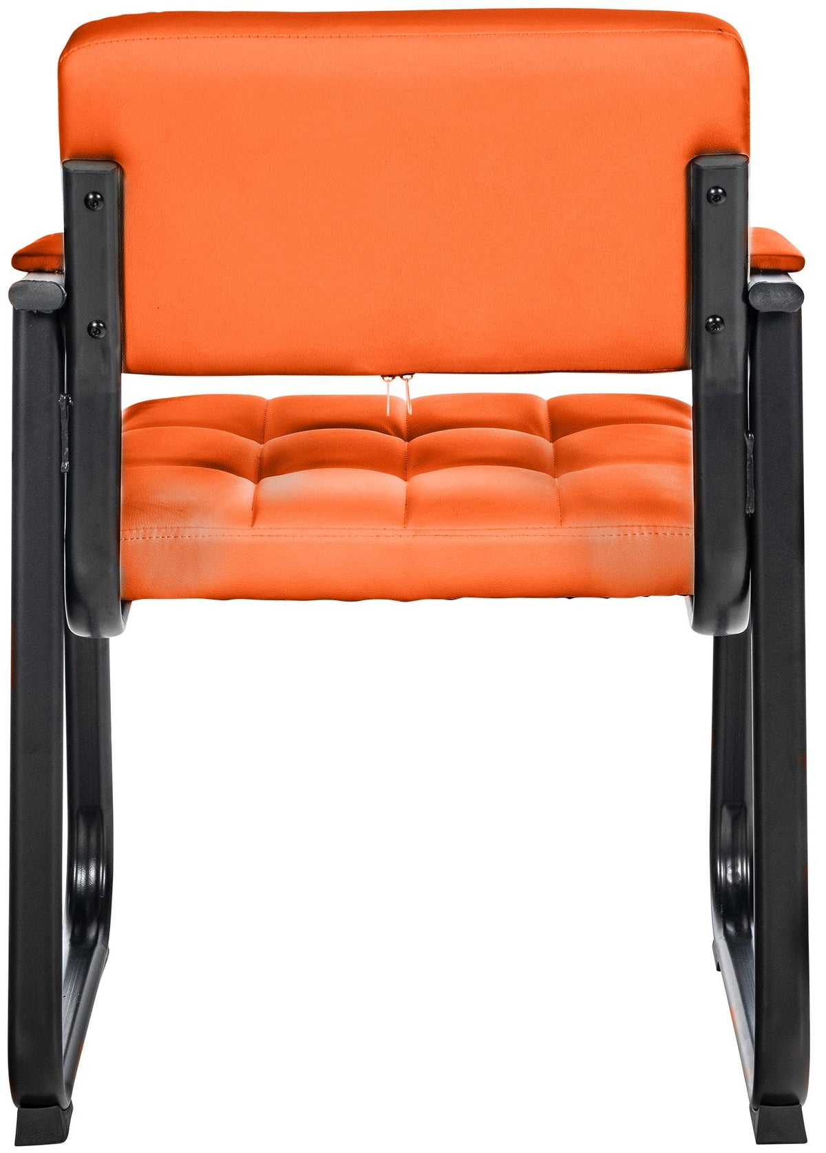 Bezoekersstoel Canada B Kunstleer oranje orange