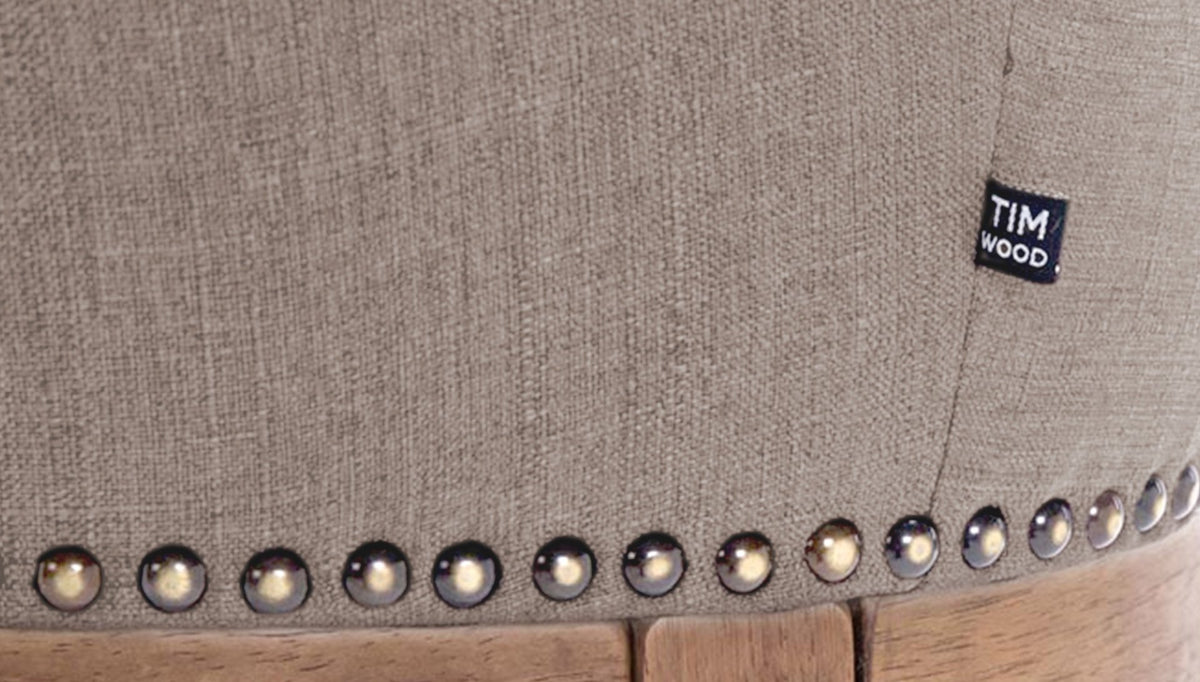 Barkruk Lakewood Stof Antiek donker taupe taupe