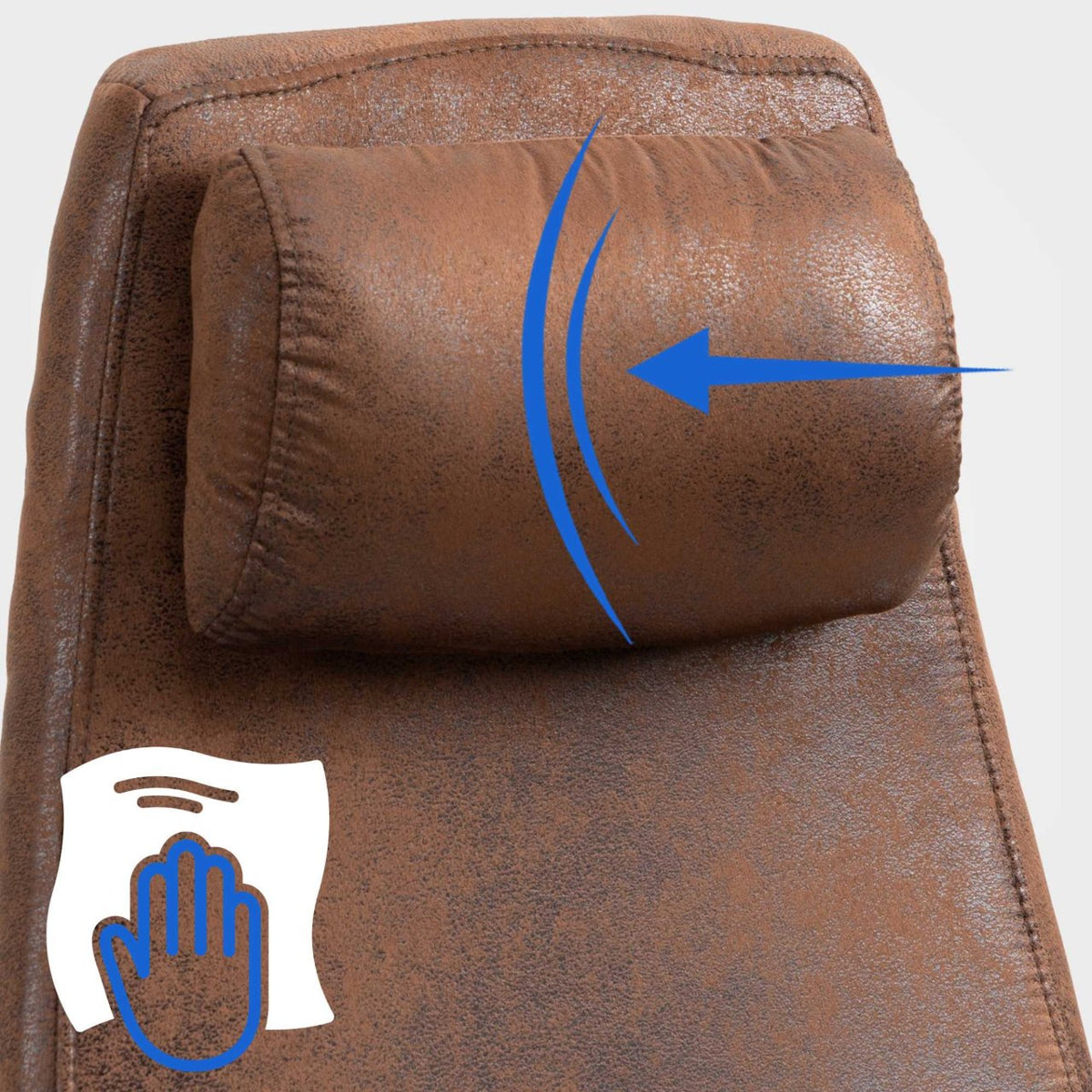 Bureaustoel Pocatello cognac cognac
