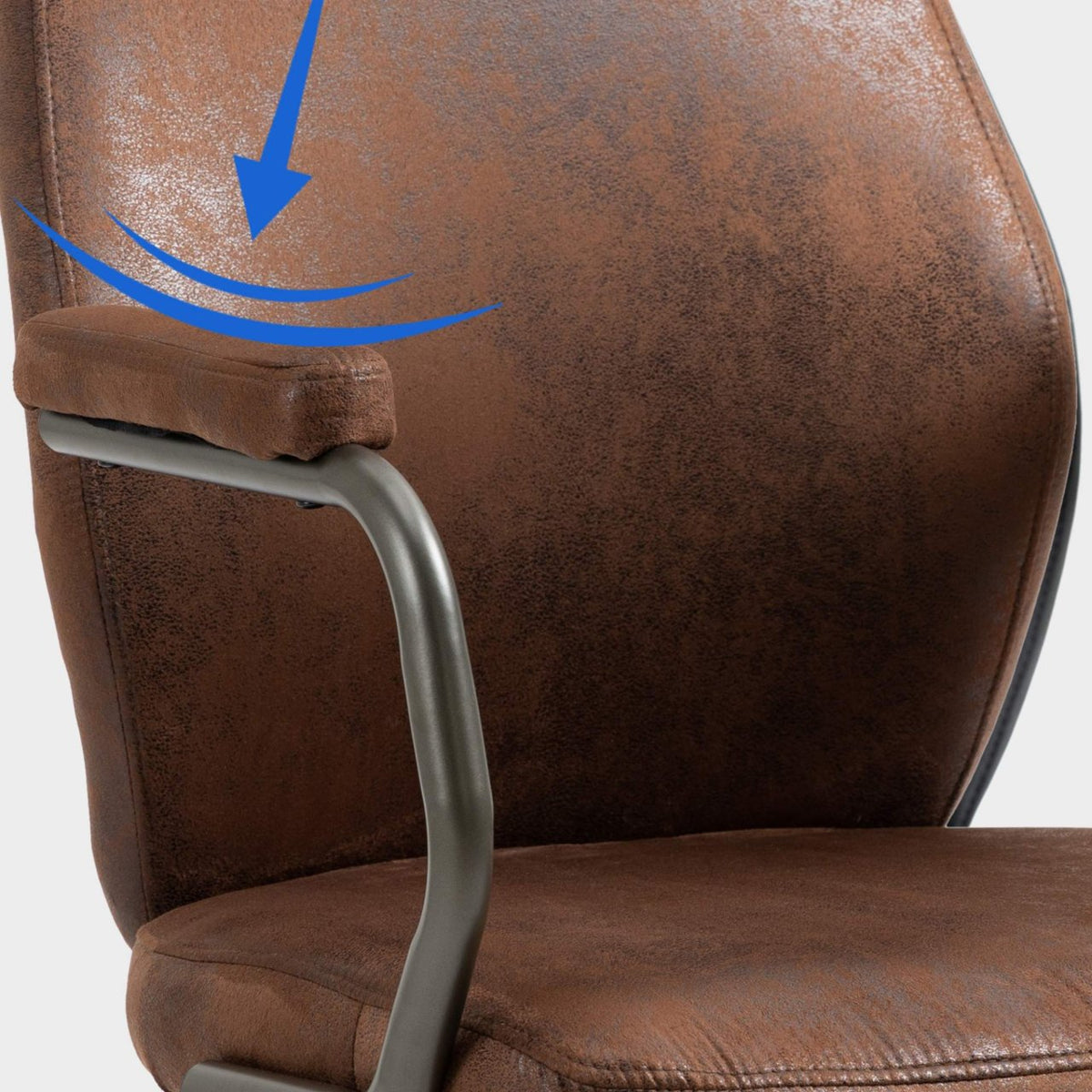 Bureaustoel Pocatello cognac cognac