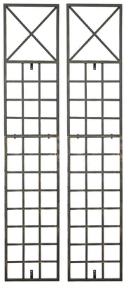 Set van 2 Plantenklimrekken Trigo bronzen bronze