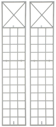 Set van 2 Plantenklimrekken Trigo wit weiß