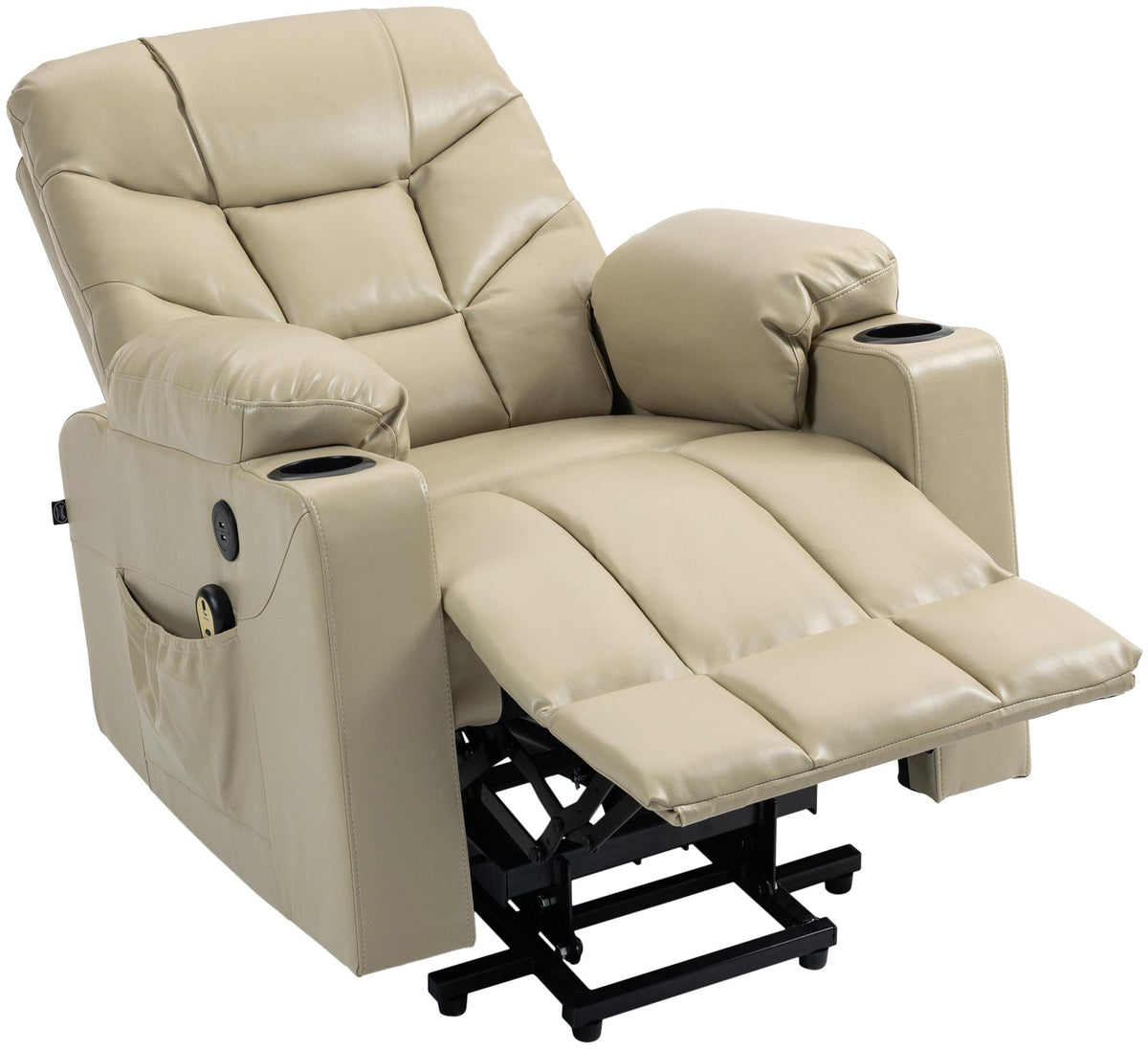 Fauteuil Andover Kunstleer,creme creme