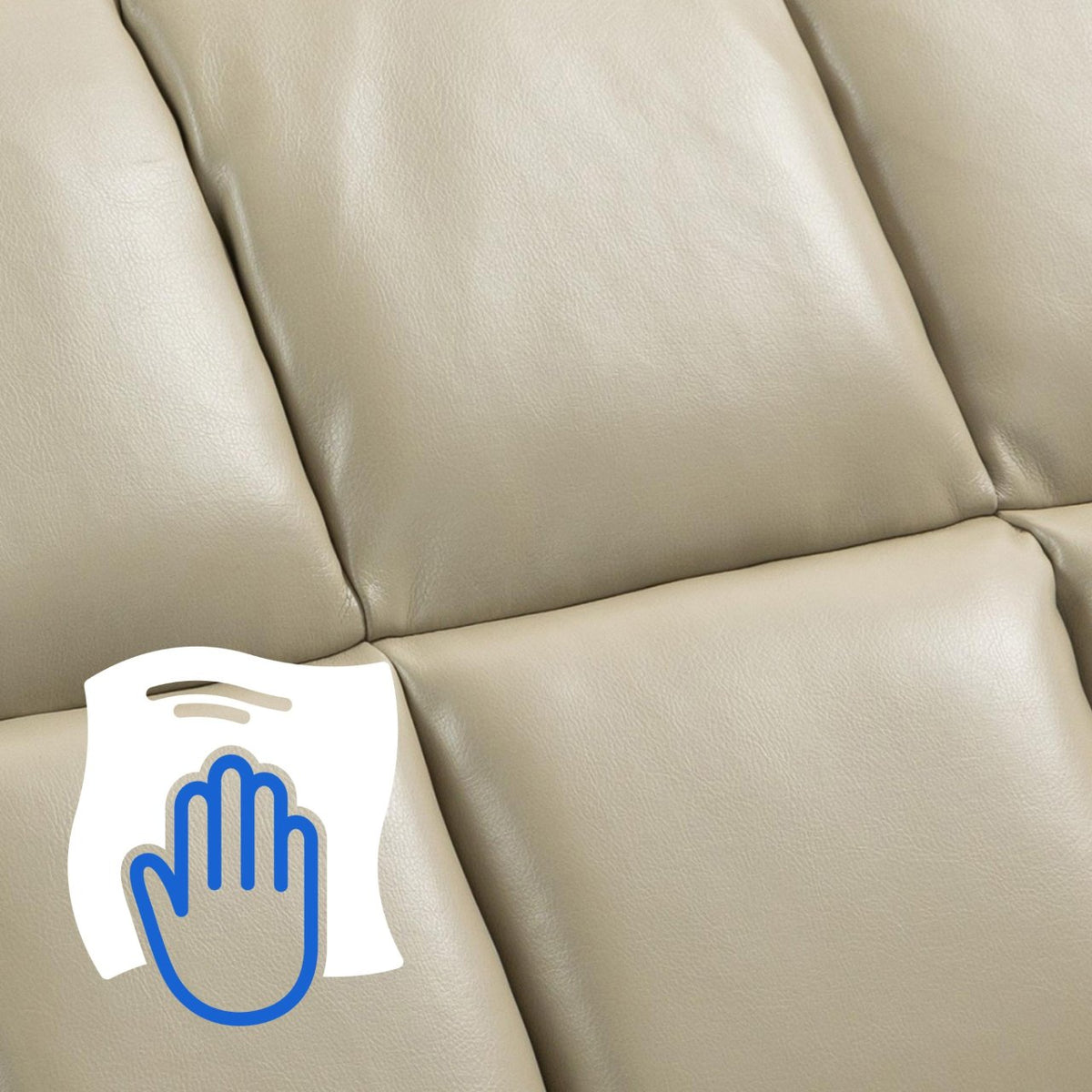 Fauteuil Andover Kunstleer,creme creme
