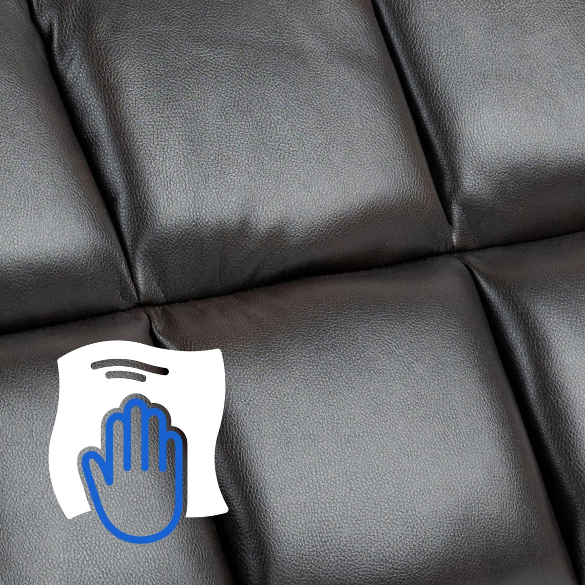 Fauteuil Andover Kunstleer,bruin braun